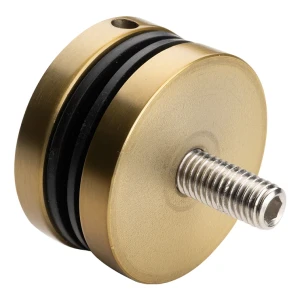 Pontszerelő üveghez fi 50/8/M10x50 AISI304 8-17,52mm arany