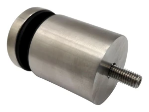 Pontszerű üvegtartó 8-17,52mm üveghez ⌀50/50/M10x90 AISI304 sík rendszer szatén