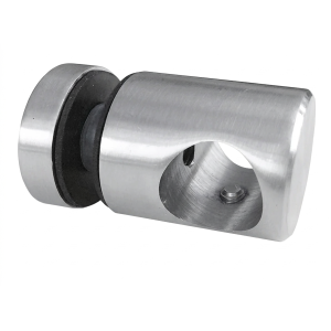 Átmenő és pontszerű tartó fi 16mm fi 25/30/M6x15 üveg 6-11,52mm AISI304 szatén