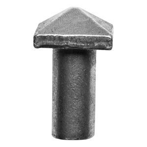 Postal – díszítő acél szegecs FI10 mm piramis fejjel H30×L19 mm
