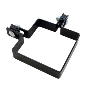Sarokbilincs kerítőpanelekhez 100x100 mm fekete