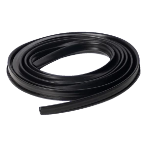 Kozza – EPDM tömítés alumínium kapaszkodóhoz 16–17,52 mm üveghez, 50 m tekercs, fekete