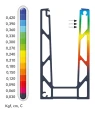 Kozza KE 100 – U profil teljes üvegű mellvédekhez 5000 mm sötétszürke 000-862 (2)