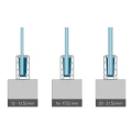 Kozza KE 100 – U profil teljes üvegű mellvédekhez 5000 mm sötétszürke 000-862 (3)