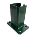 Kerítésoszlop talp 80x80 mm 8 mm zöld 000-787 (1)