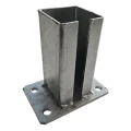 Kerítésoszlop alapzat 80x80 mm 8 mm horganyzott 000-785 (2)