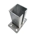 Kerítésoszlop alapzat 80x80 mm 8 mm horganyzott 000-785 (4)