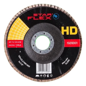 Starflex HD – kerámiás lamellás csiszoló T29 125 mm szemcseméret 60