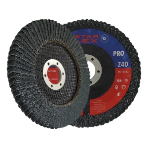 Starflex PRO – lamellás korong sarokvarratok csiszolásához 125 mm, 40-es szemcseméret