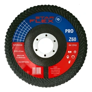 Starflex PRO – lamellás csiszoló sarokvarratokhoz 125 mm, Z60 szemcseméret
