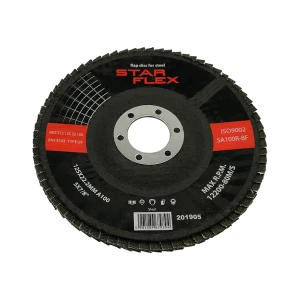Starflex lamellás korong T29 125 mm acélhoz – szemcseméret 100