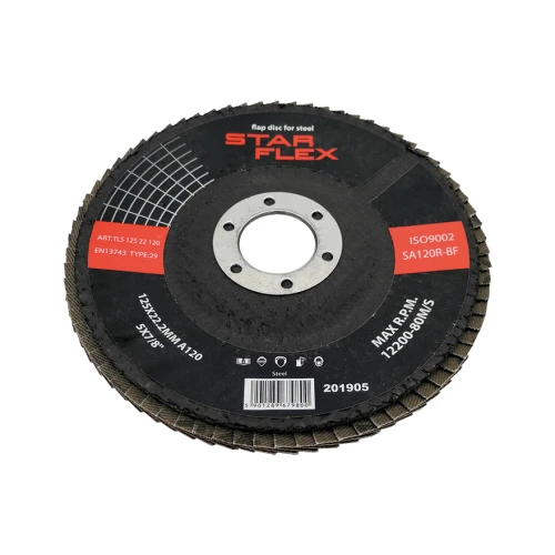 StarFlex lamellás tárcsa acélhoz T29 125 mm – szemcseméret 120 000-971 (1)
