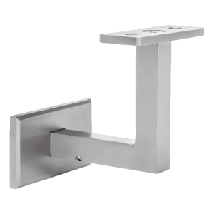 Fali korlát négyzetprofil falitartó 70x40 mm – AISI 304 rozsdamentes acél szatinált