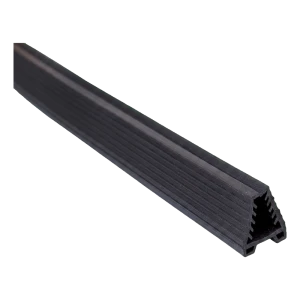 Balusztrádfogó tömítés üveghez 16–17,5 mm, profil 24x24 mm, hosszúság 5 m