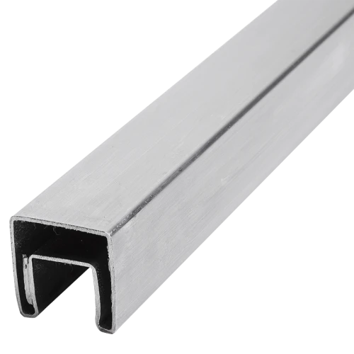 PSG Üvegre szerelt korlát 40x40 mm AISI 304 szatén - 2500 mm 001-082 (1)