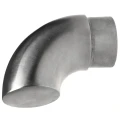Zárt korlát könyök 42,4 mm-es csőhöz – AISI 304 rozsdamentes acél szatén 001-102 (1)