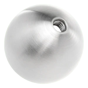 Becsavarozható korlát gömb ø50 mm rozsdamentes acél AISI 304 szatén, M8 menet