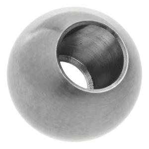 Ragasztható korlátgömb fi 20 mm, furat 14 mm, AISI 304 rozsdamentes acél szatén
