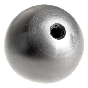 Becsavarozható tömör korlátgömb fi 20 mm, M6 menet, szatinált rozsdamentes acél