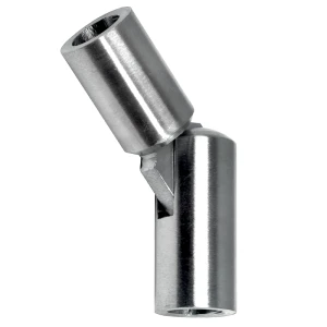 Postal – ízületes korlát könyök 90°–180° fi 12 mm rúdhoz, AISI 304 szatén