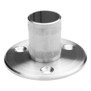 PINOX – korlátoszlop alapzat fi42,4 mm beveréshez, rozsdamentes acél szatén