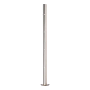 PINOX – sarok korlátoszlop fi 42,4 mm fegyverezetlen AISI 304 szatén