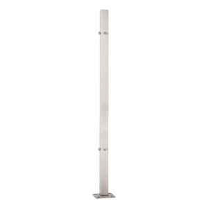 PINOX sarok korlátoszlop 40x40x981 mm rozsdamentes acél AISI 304 szatén
