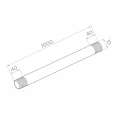 Üvegtető feszítőrúd M10x1000 mm – AISI 304 rozsdamentes acél, jobb/bal menet, szatinált 001-230 (2)