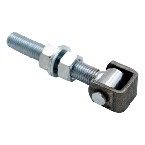 Állítható acél zsanér M20 szárnyaskapukhoz – horganyzott, L150 mm