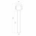 Állítható acél zsanér M20 szárnyaskapukhoz – horganyzott, L150 mm 001-350 (4)